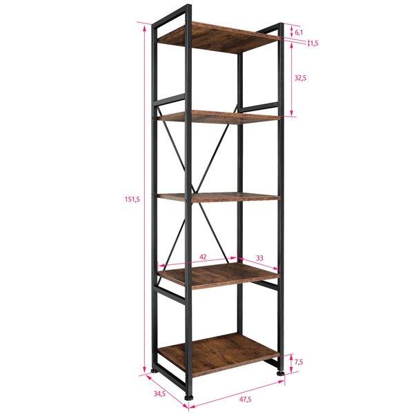 Tectake Regal Manchester 47,5x34,5x151,5cm