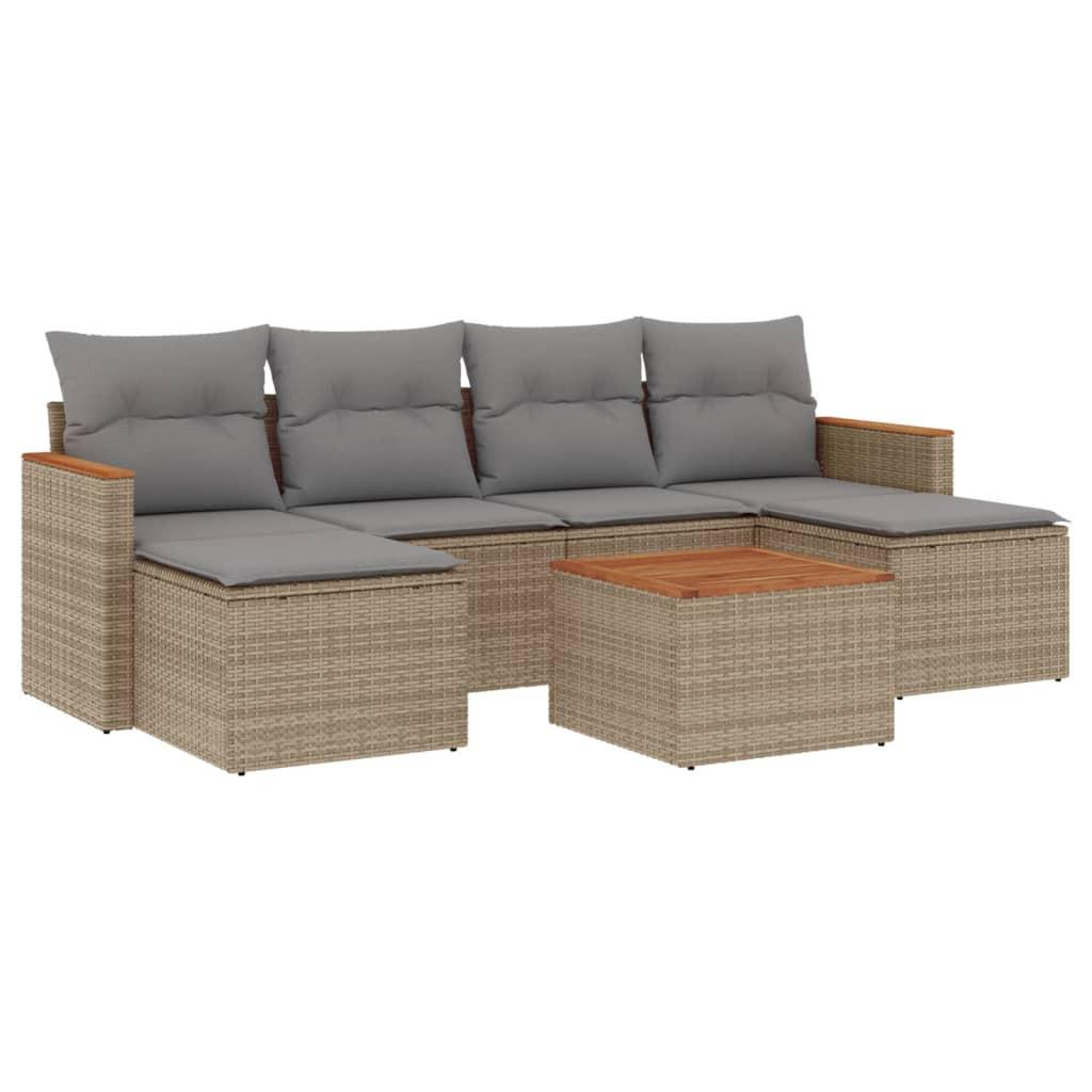 VidaXL Garten sofagarnitur poly-rattan