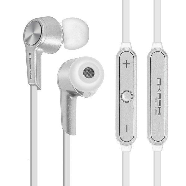 Akashi Bluetooth HD Running Kopfhörer – Silber
