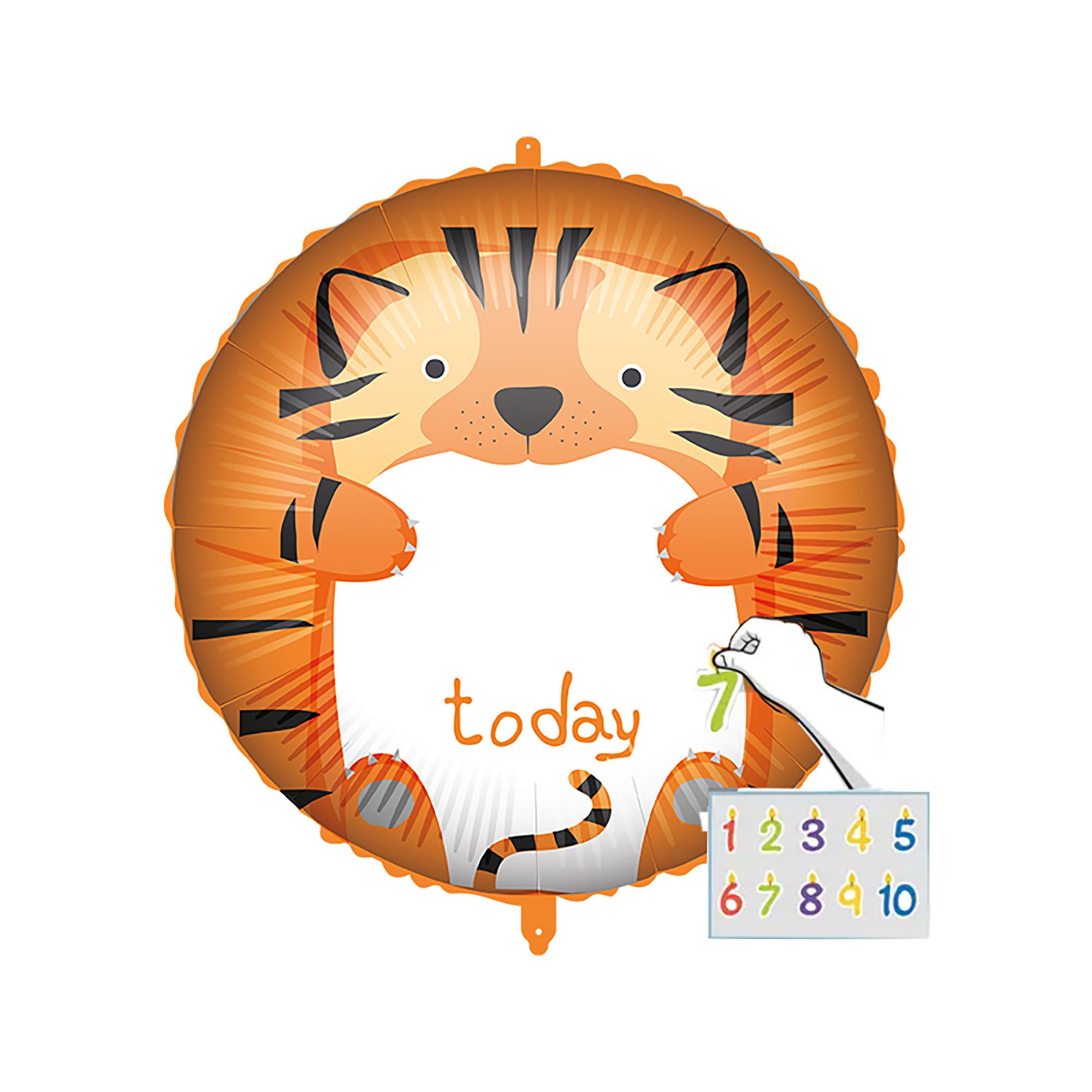 Procos Folienballon Personalisiert Tiger