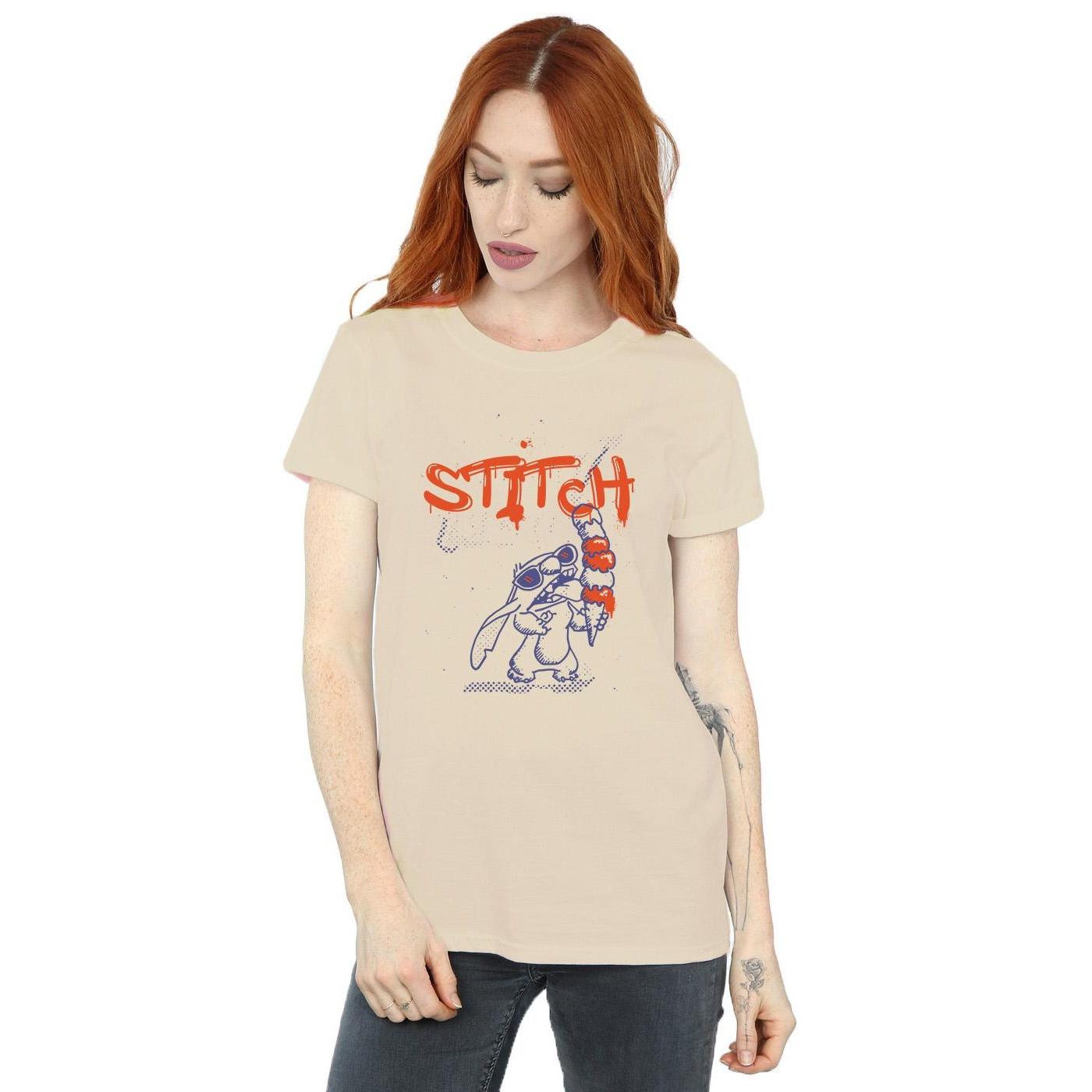 Disney Stitch Grafikdruck T-Shirt