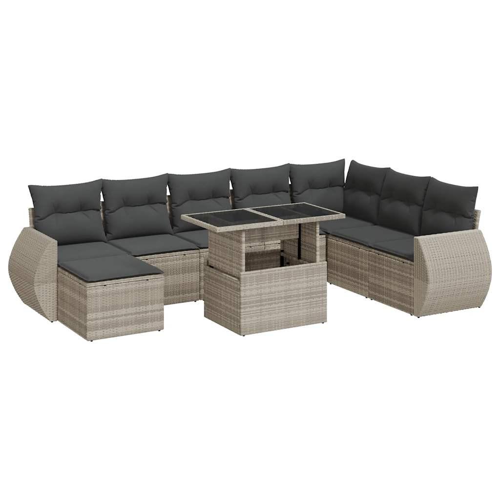 VidaXL Garten sofagarnitur poly-rattan