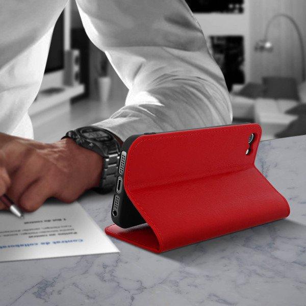 Avizar iPhone 5, 5s, SE Schutzhülle Echtleder