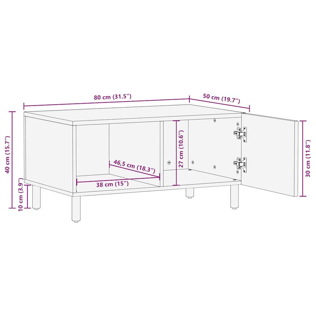 VidaXL Couchtisch mangoholz