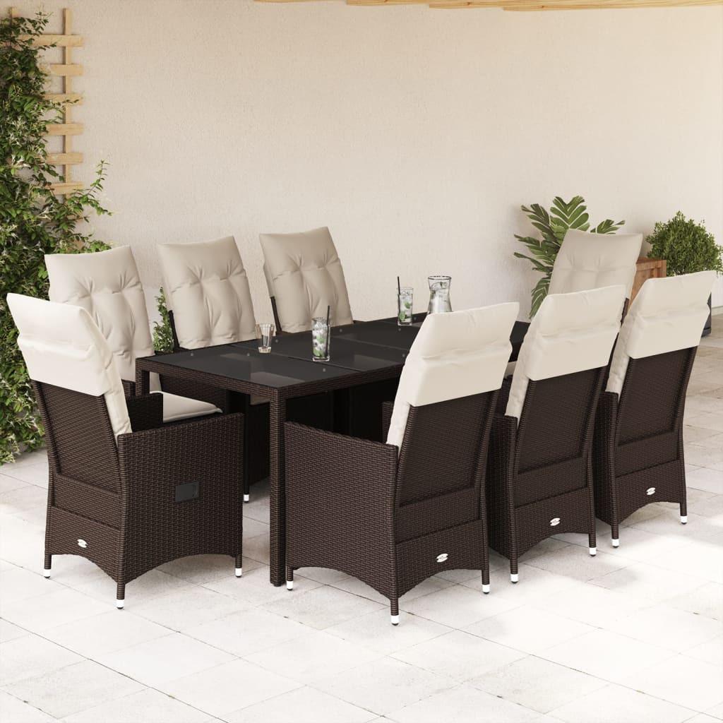 VidaXL Garten essgruppe poly-rattan