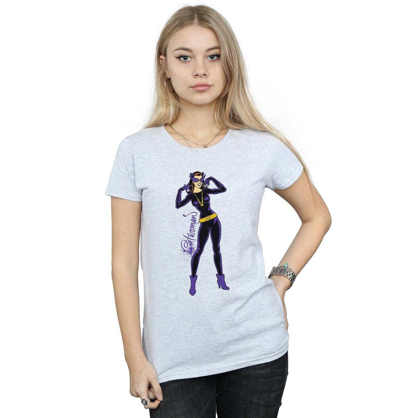 DC COMICS Catwoman Character Print T-Shirt