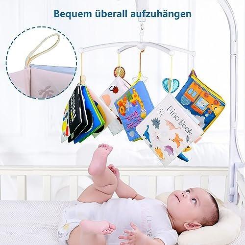 Activity-board 3D Babybuch Babyspielzeug von 0 3 6 12+ Monate, Dinosaurier Spielzeug 1 Jahr
