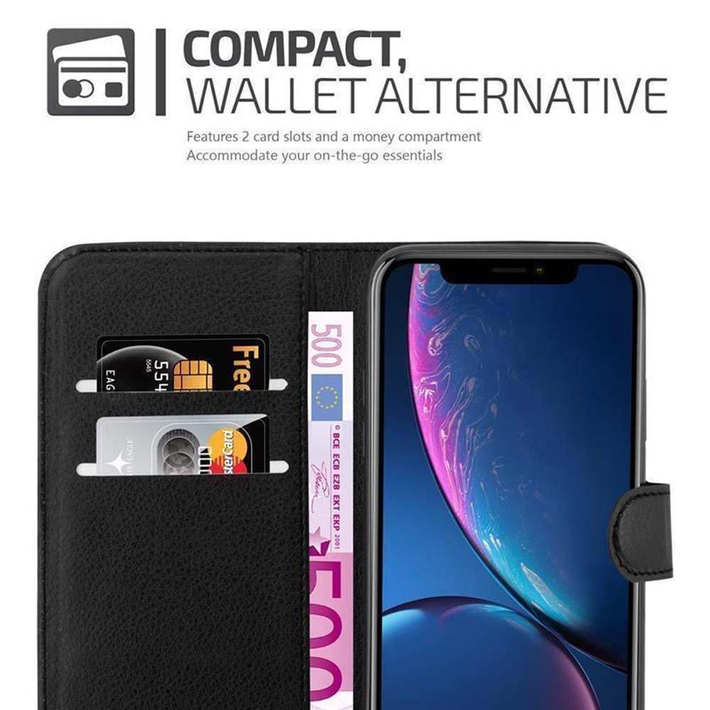 Cadorabo Hülle für Apple iPhone XR Standfunktion, Kartenfach