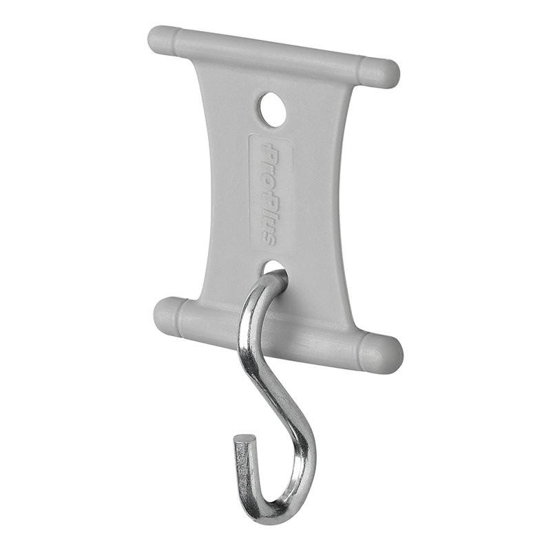 Pricenet Kleiderbügel mit S-Haken für Zeltschiene 5/6 mm und 7/8 mm – Set mit 6 Stück