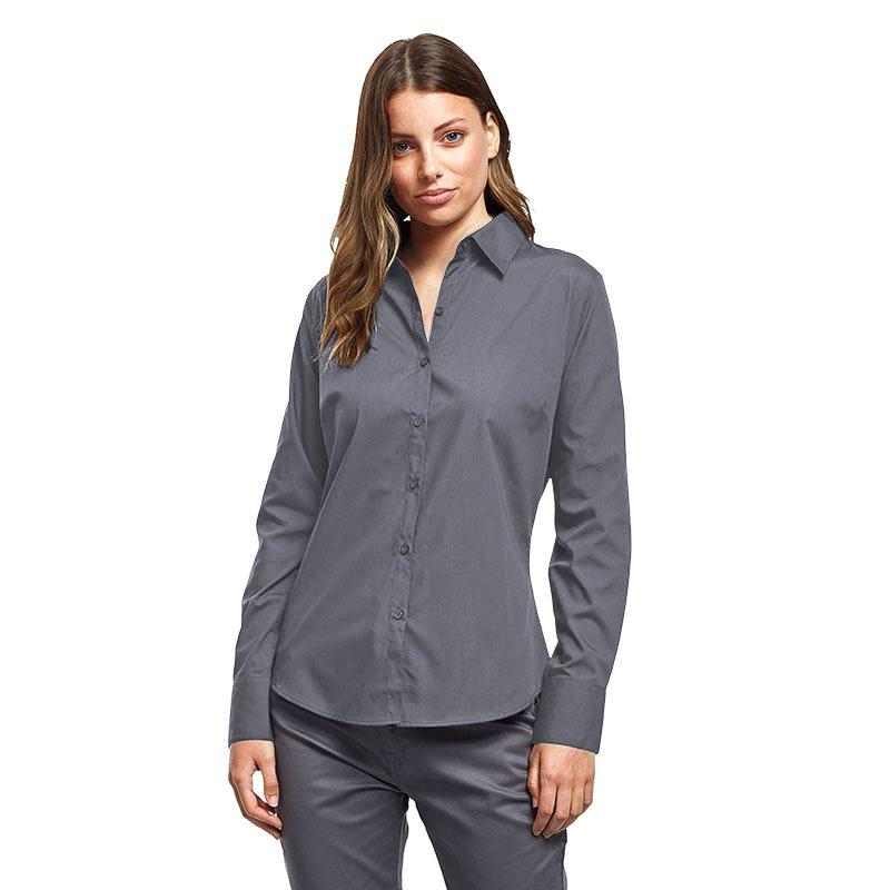 PREMIER Langärmlige Button Down Bluse