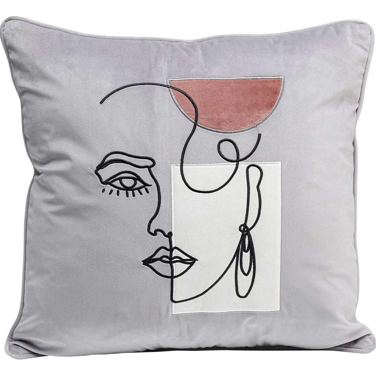 KARE Design Kissen Mademoiselle 45x45