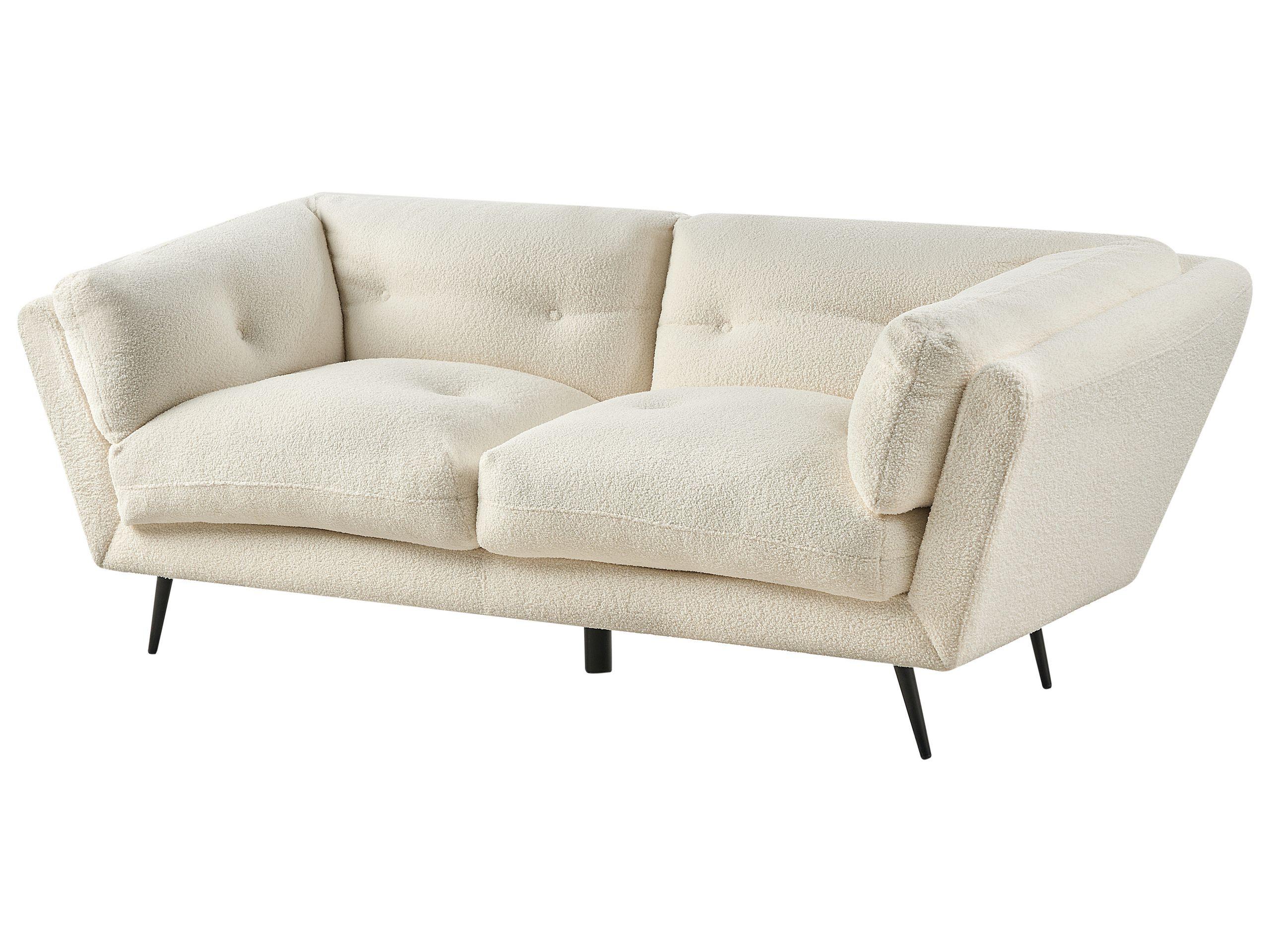Beliani 3 Sitzer Sofa aus Bouclé Retro LENVIK