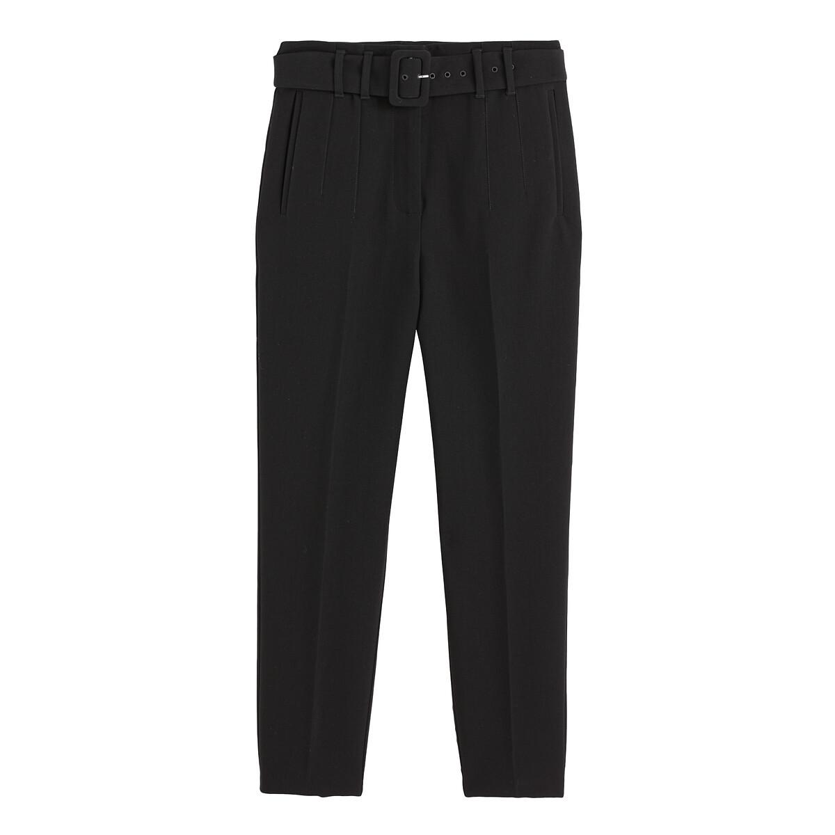 La Redoute Collections Röhrenhose mit Gürtel