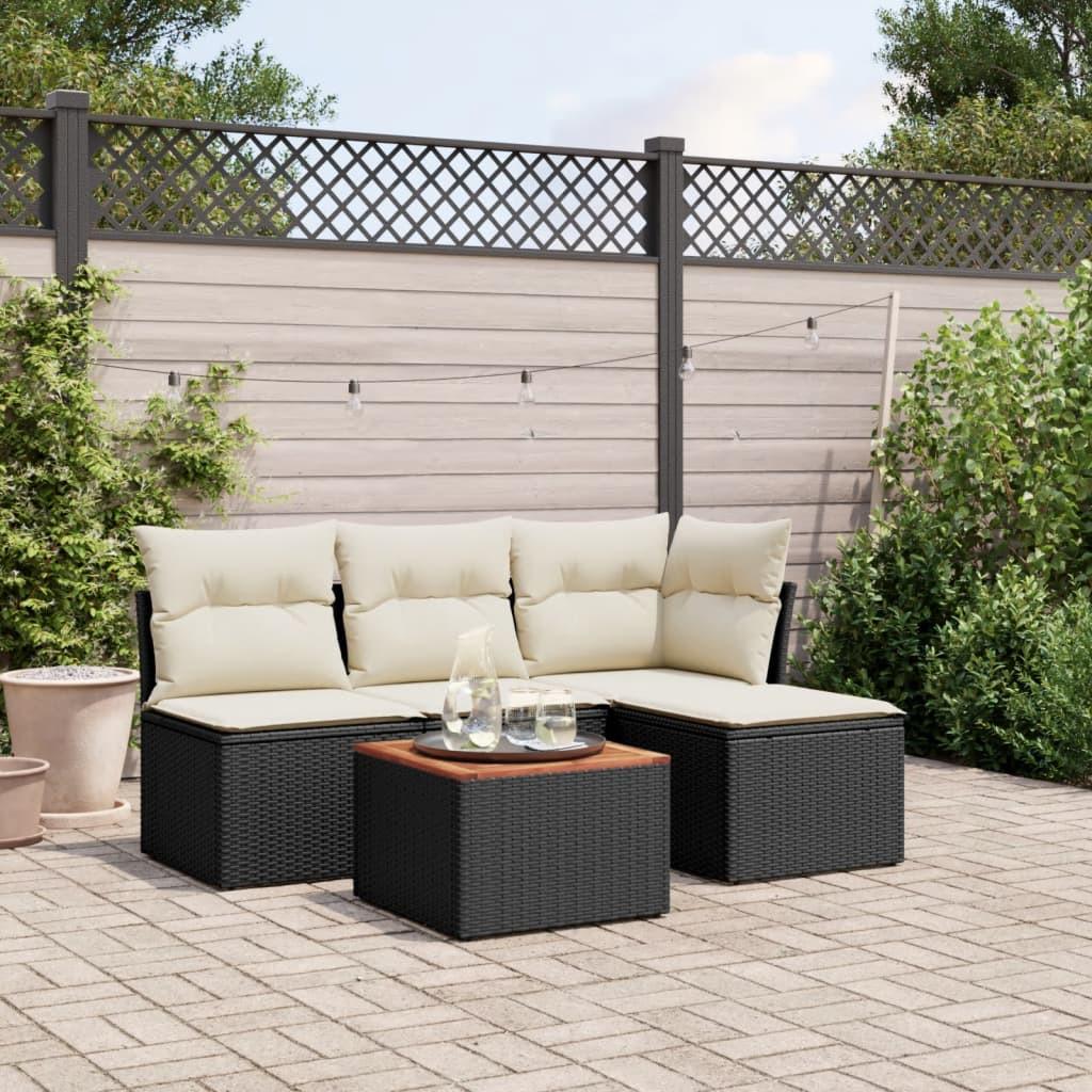 VidaXL Garten sofagarnitur poly-rattan