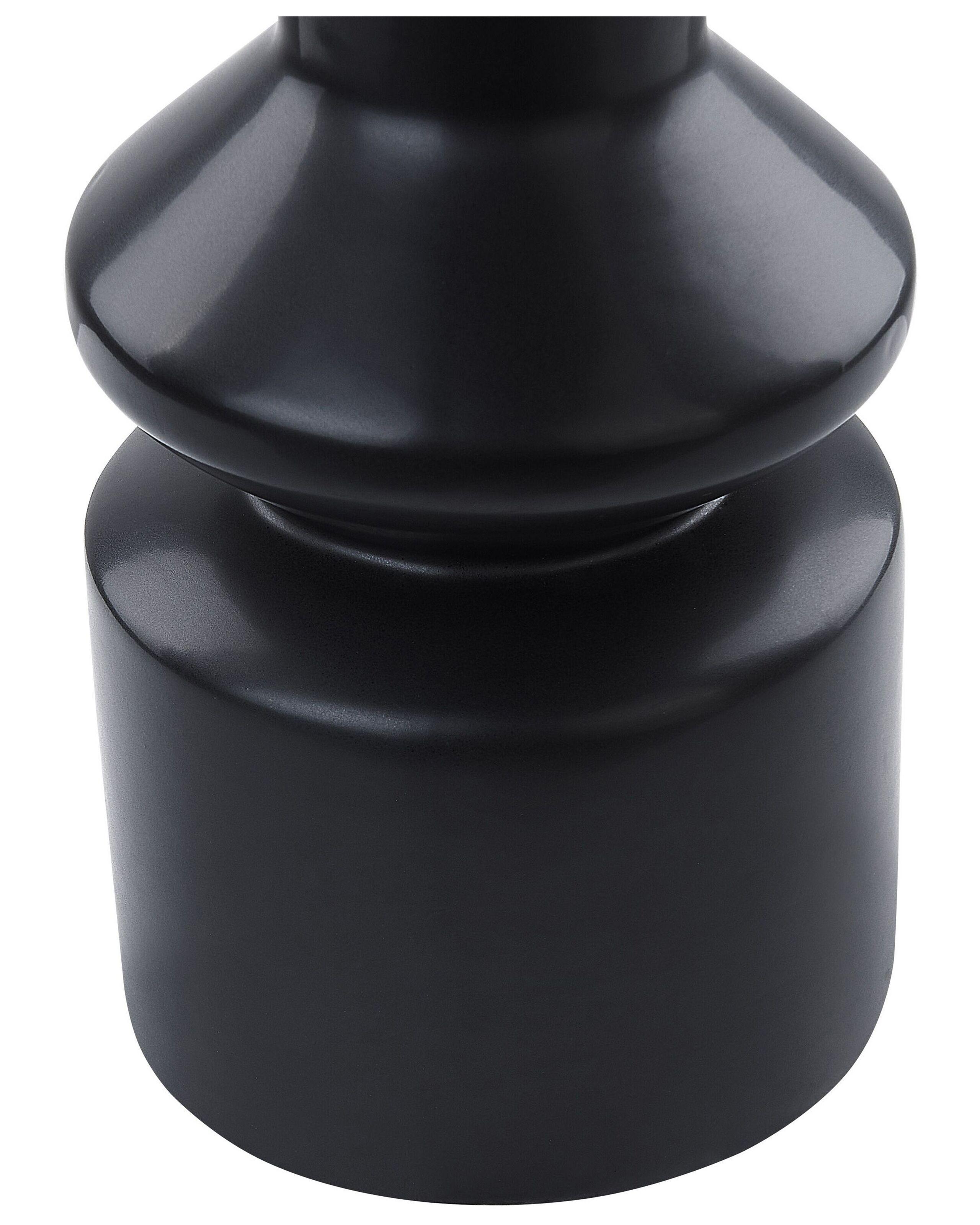 Beliani Blumenvase aus Dolomit Boho PEANIA