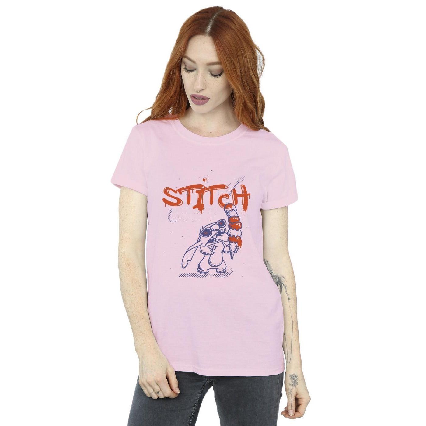 Disney Stitch Grafikdruck T-Shirt