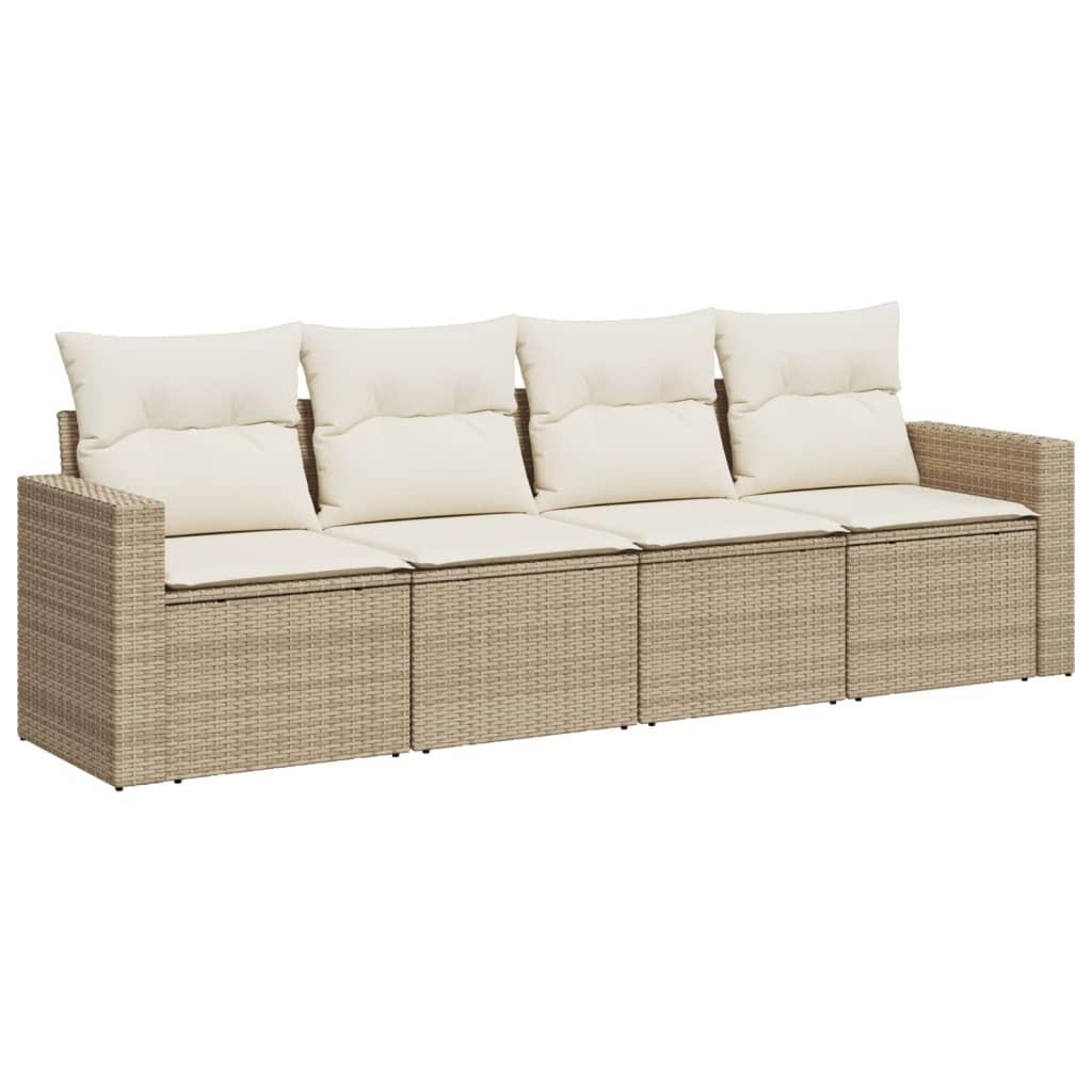 VidaXL Garten sofagarnitur poly-rattan