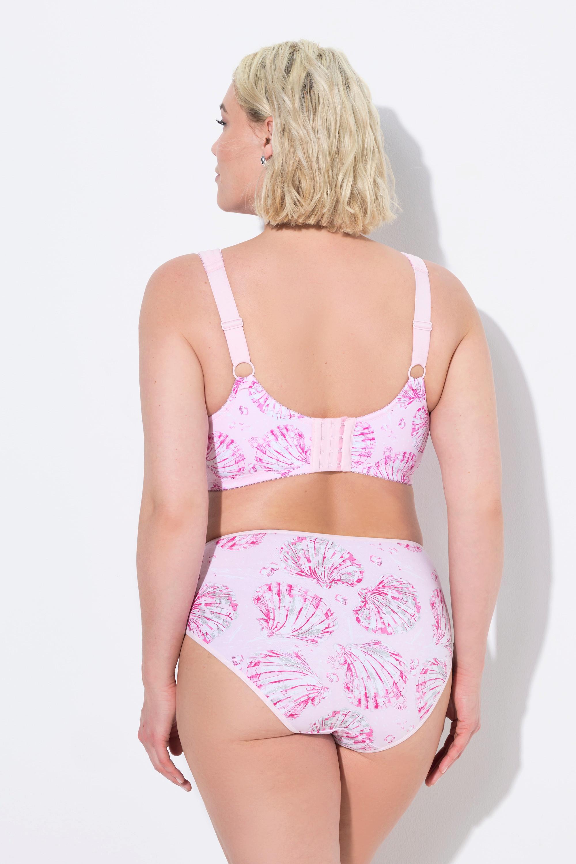 Ulla Popken Entlastungs-BH, bügellos, Muscheln