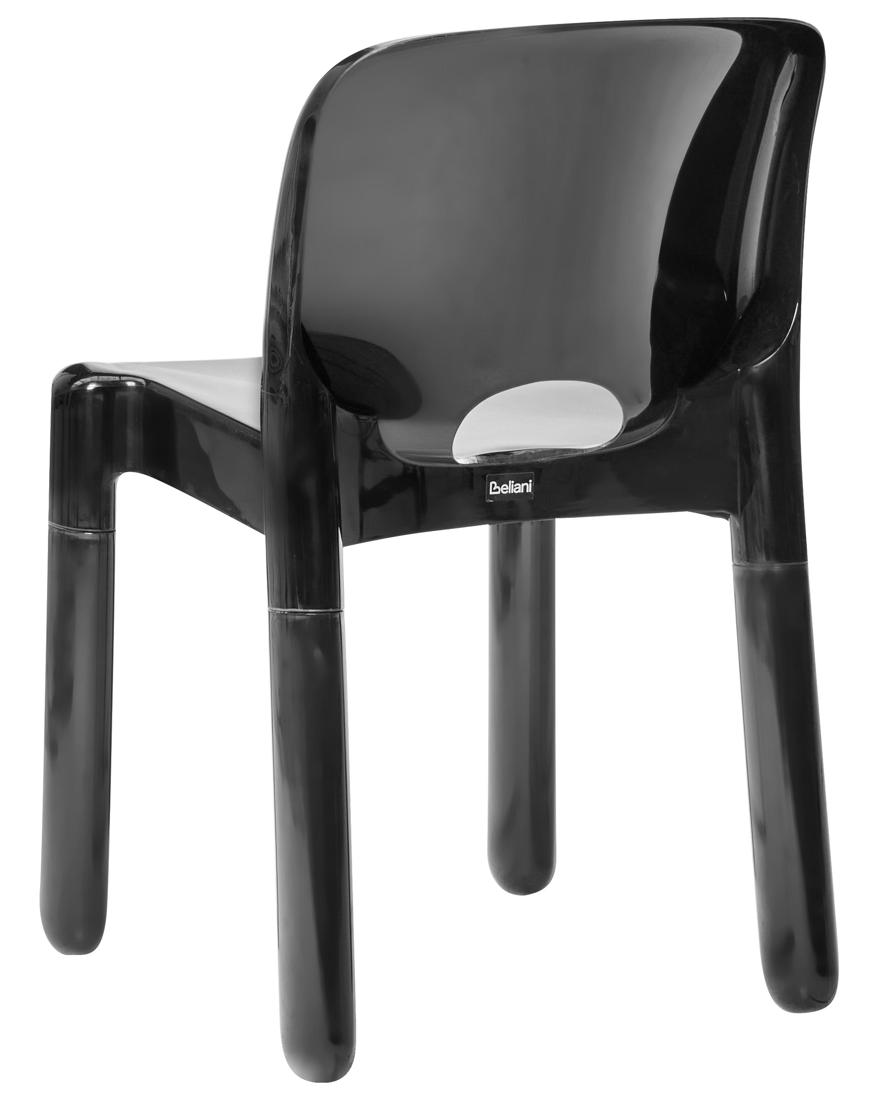 Beliani Gartenstuhl 4er Set aus Polypropylen Modern BETIM