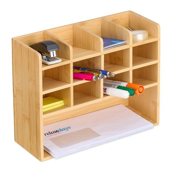 Northio Schreibtisch-Organizer aus Bambus
