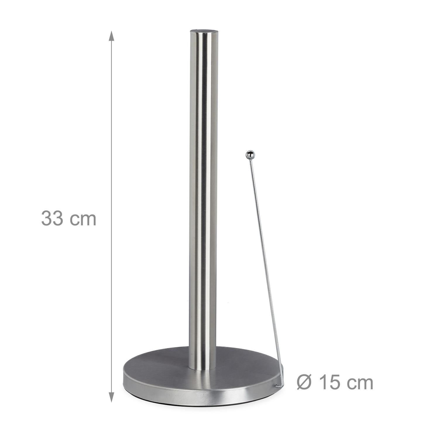 B2X Küchenrollenhalter aus Edelstahl stehend