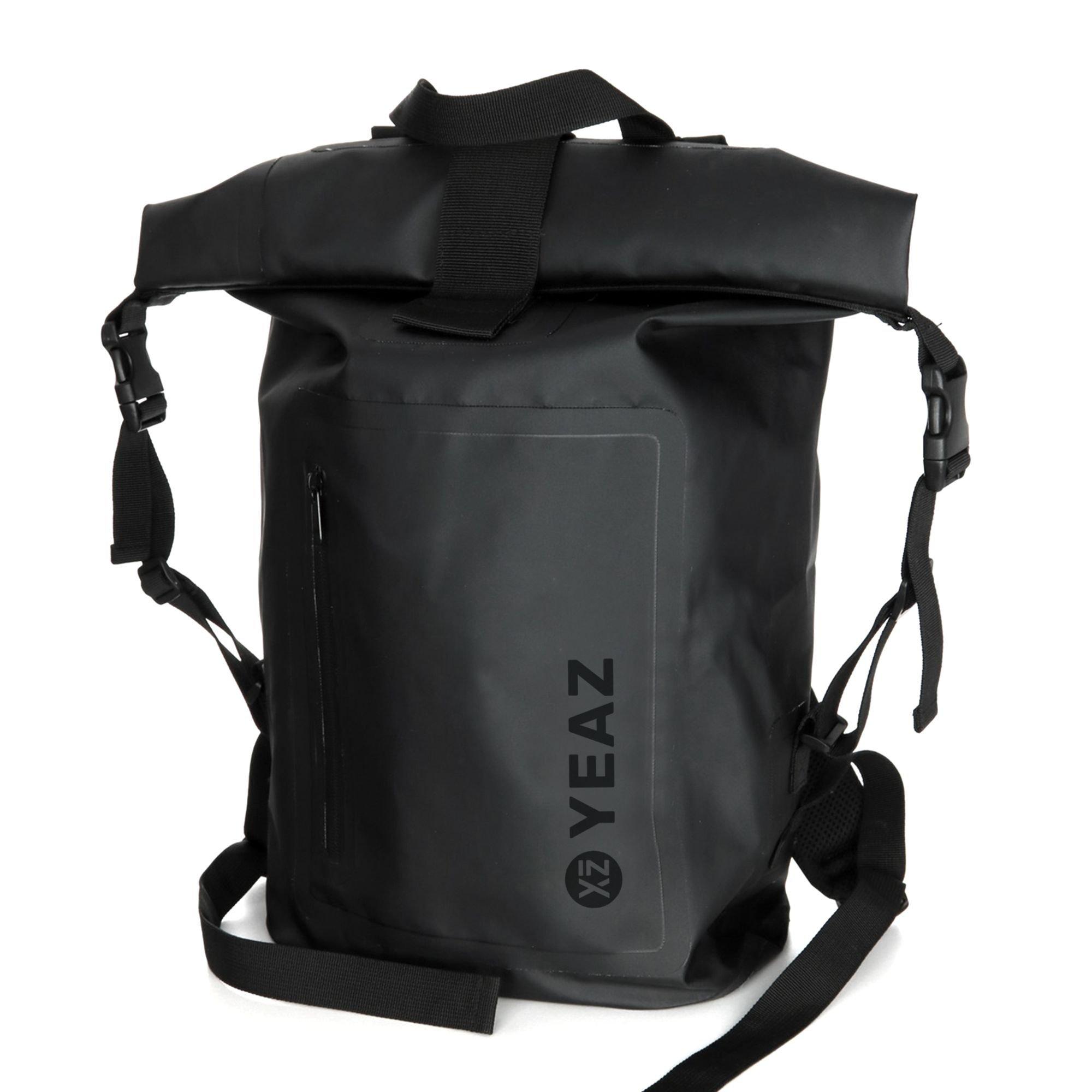 YEAZ STOCKHOLM Wasserfester Rucksack schwarzes Logo