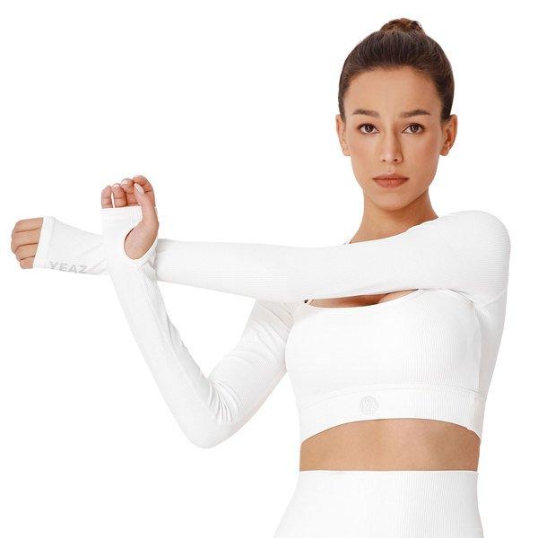 YEAZ CLUB LEVEL Long Top - white focus