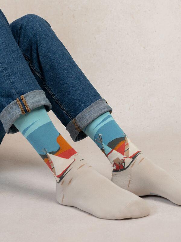 BLEU FORET Socken Tipi Zelt