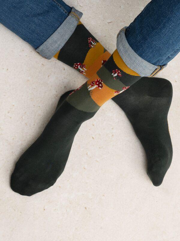 BLEU FORET Socken Pilze