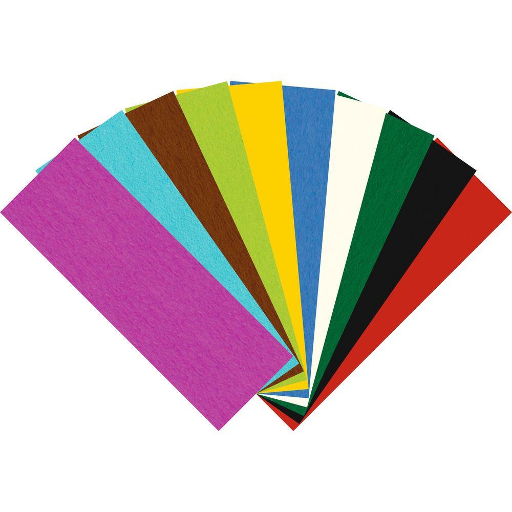 Ursus URSUS Fotokarton-Block A4 3704699SE 300g, 10 Farben int. 10 Blatt