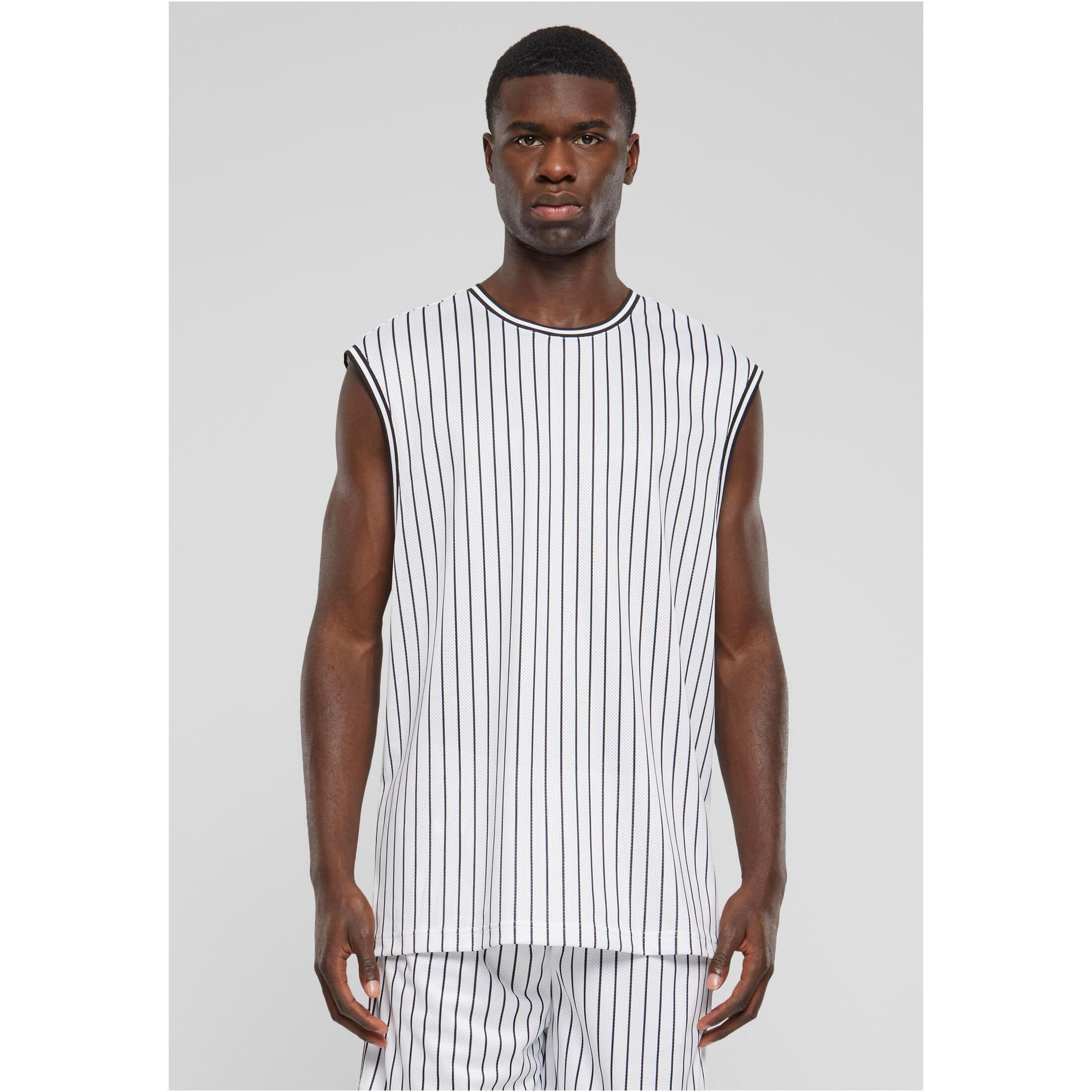 URBAN CLASSICS Gestreiftes Mesh Tanktop