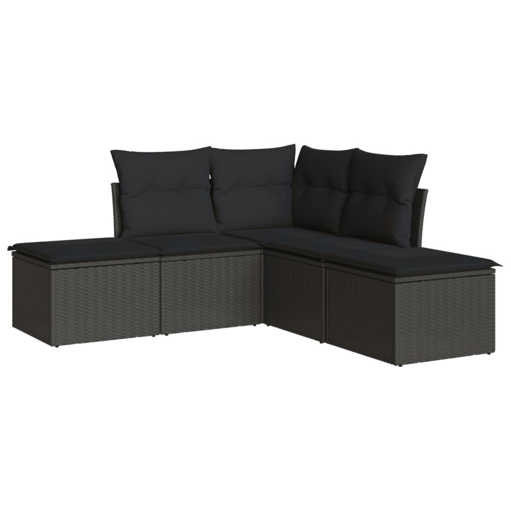 VidaXL Garten sofagarnitur poly-rattan