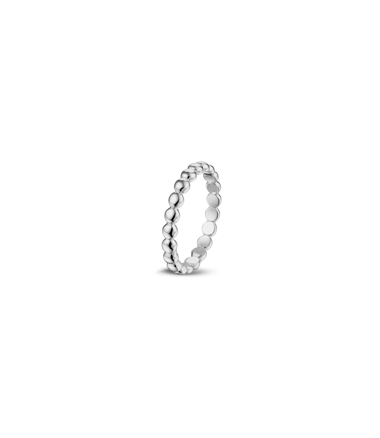 PHANTASYA Ring aus Kugeln 1485 Rhodiniert