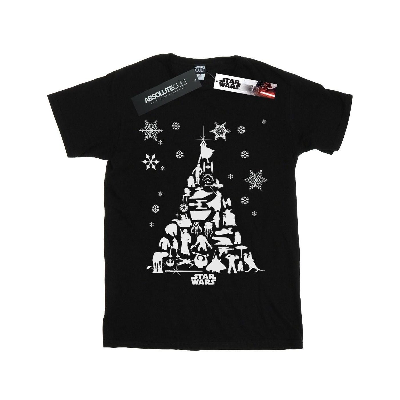 STAR WARS Star Wars Weihnachtsbaum Print T-Shirt