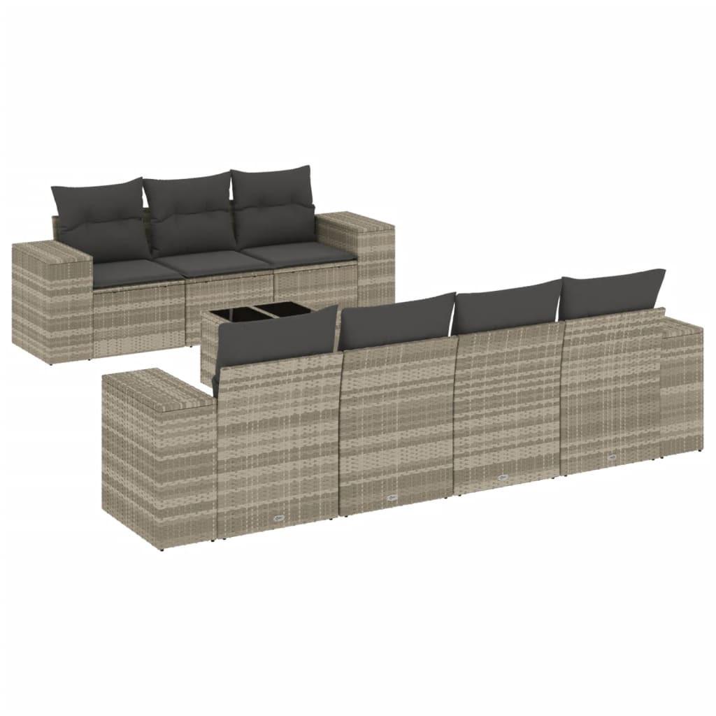 VidaXL Garten sofagarnitur poly-rattan