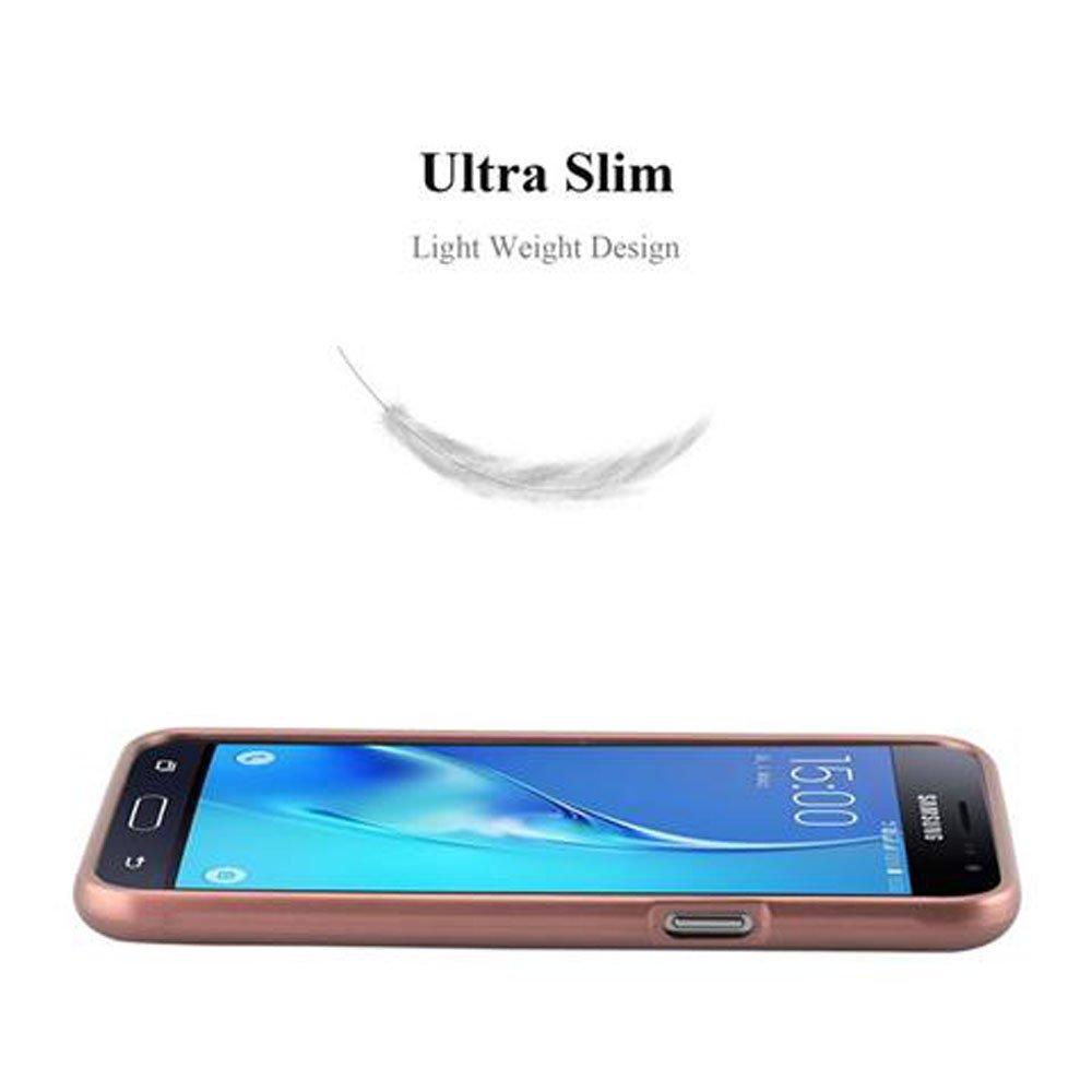 Cadorabo Hülle für Samsung Galaxy J3 2016 TPU Silikon Matt