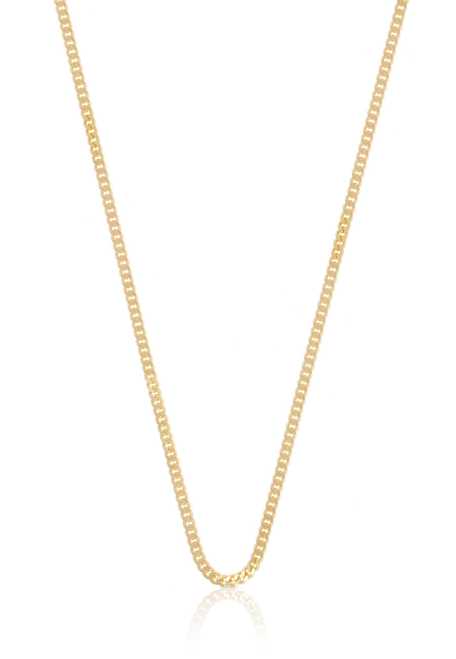 MUAU Schmuck Collier Panzer Gelbgold 750, 1.6mm, 55cm