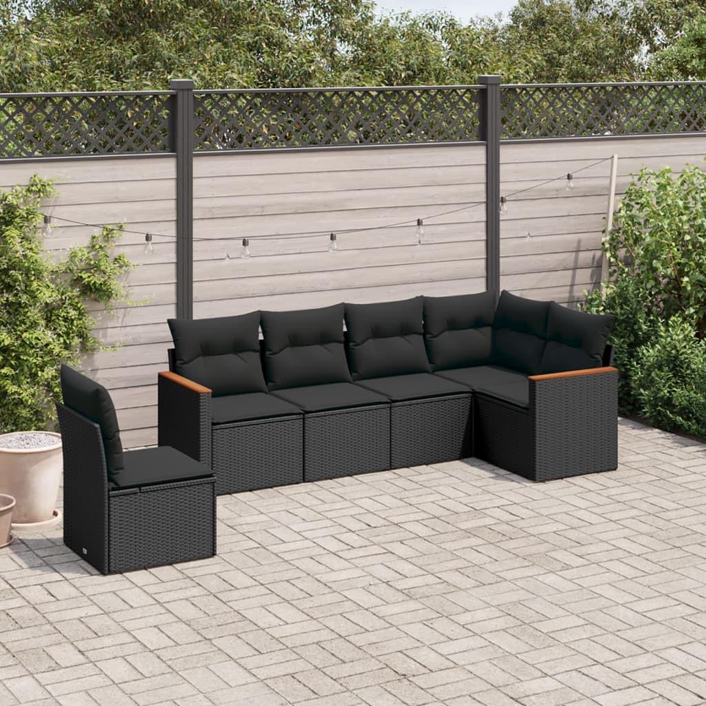 VidaXL Garten sofagarnitur poly-rattan