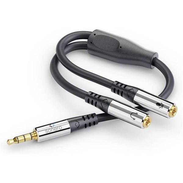 sonero Audio-Kabel 3,5 mm Klinke - 3,5 mm Klinke 0.25 m