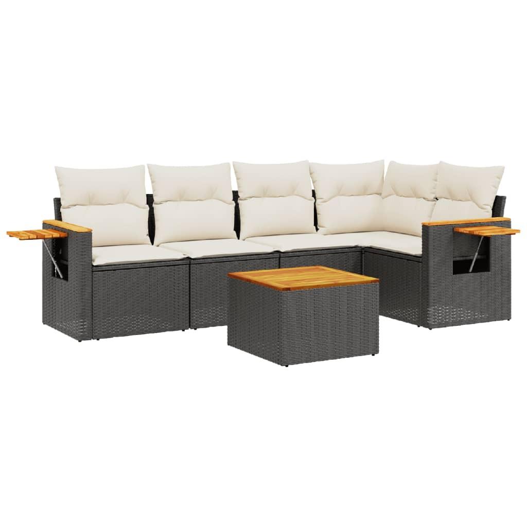 VidaXL Garten sofagarnitur poly-rattan