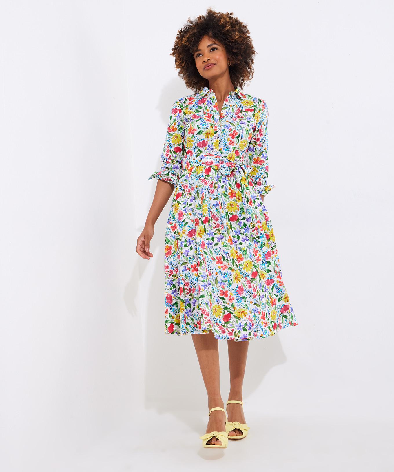 Joe Browns Hemdkleid mit Blumenmuster Knopfleiste