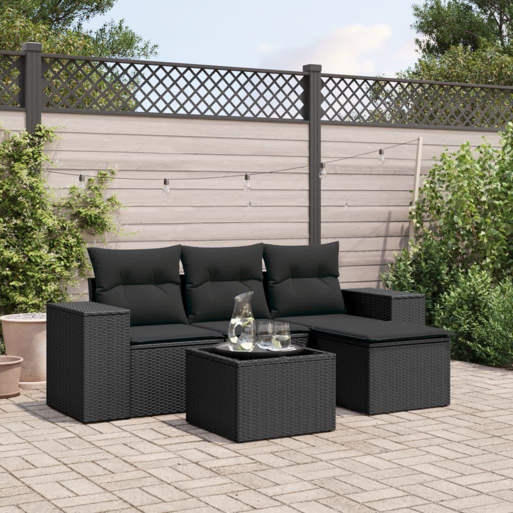 VidaXL Garten sofagarnitur poly-rattan
