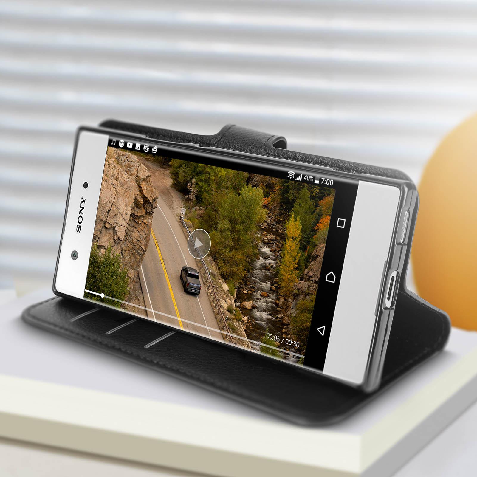 Avizar Flip-Schutzhülle für Sony Xperia XA1