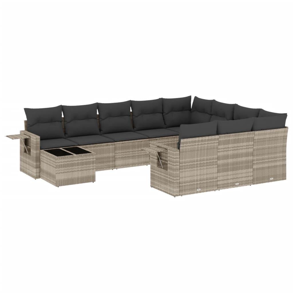 VidaXL Garten sofagarnitur poly-rattan