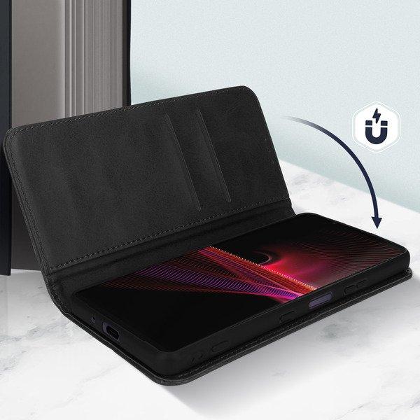 Avizar Klappetui Sony Xperia 1 III Schwarz