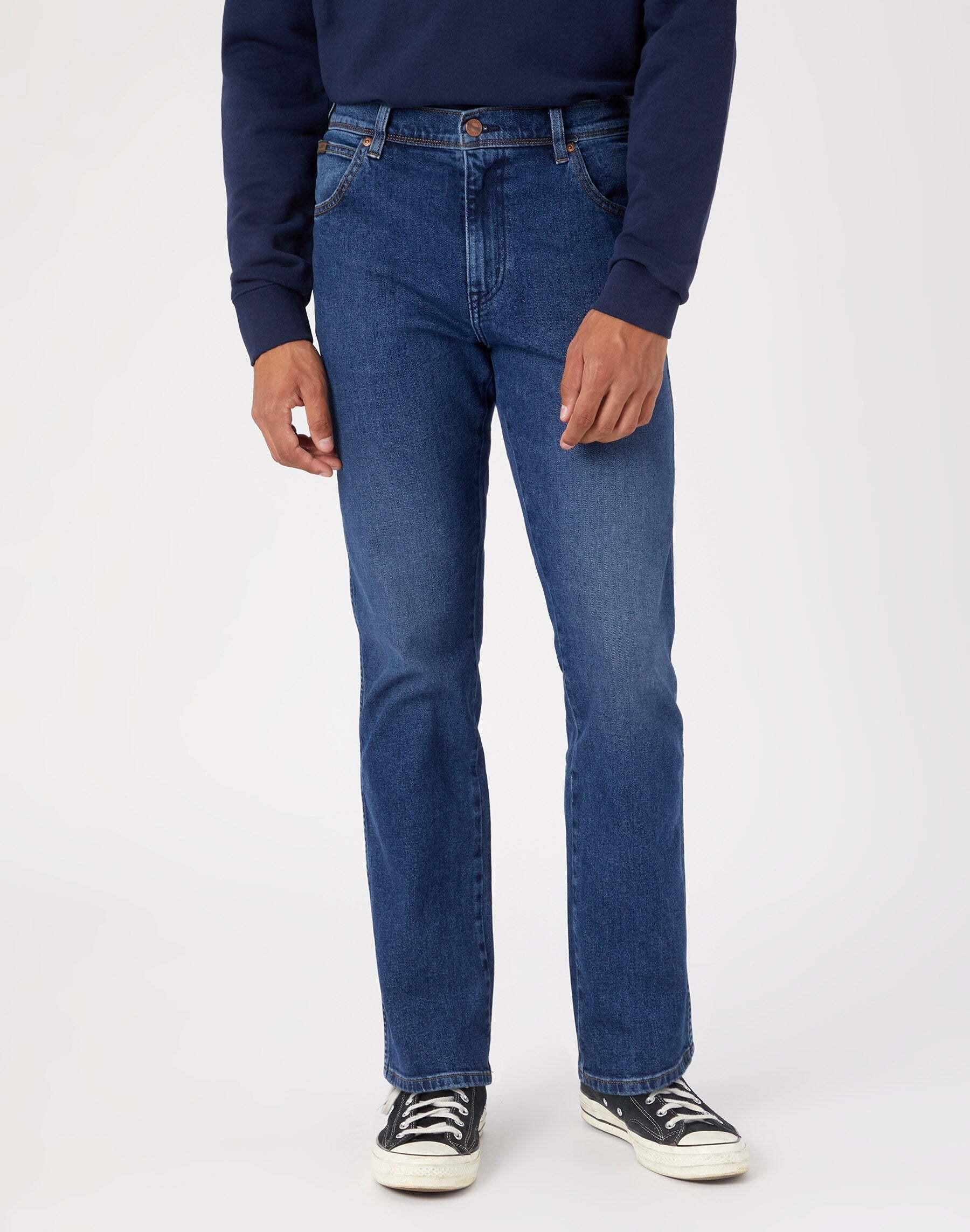 Wrangler Texas Straight Leg Regular Fit Jeans