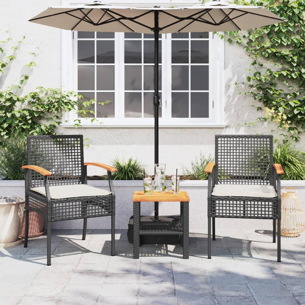 VidaXL Bistro set poly-rattan