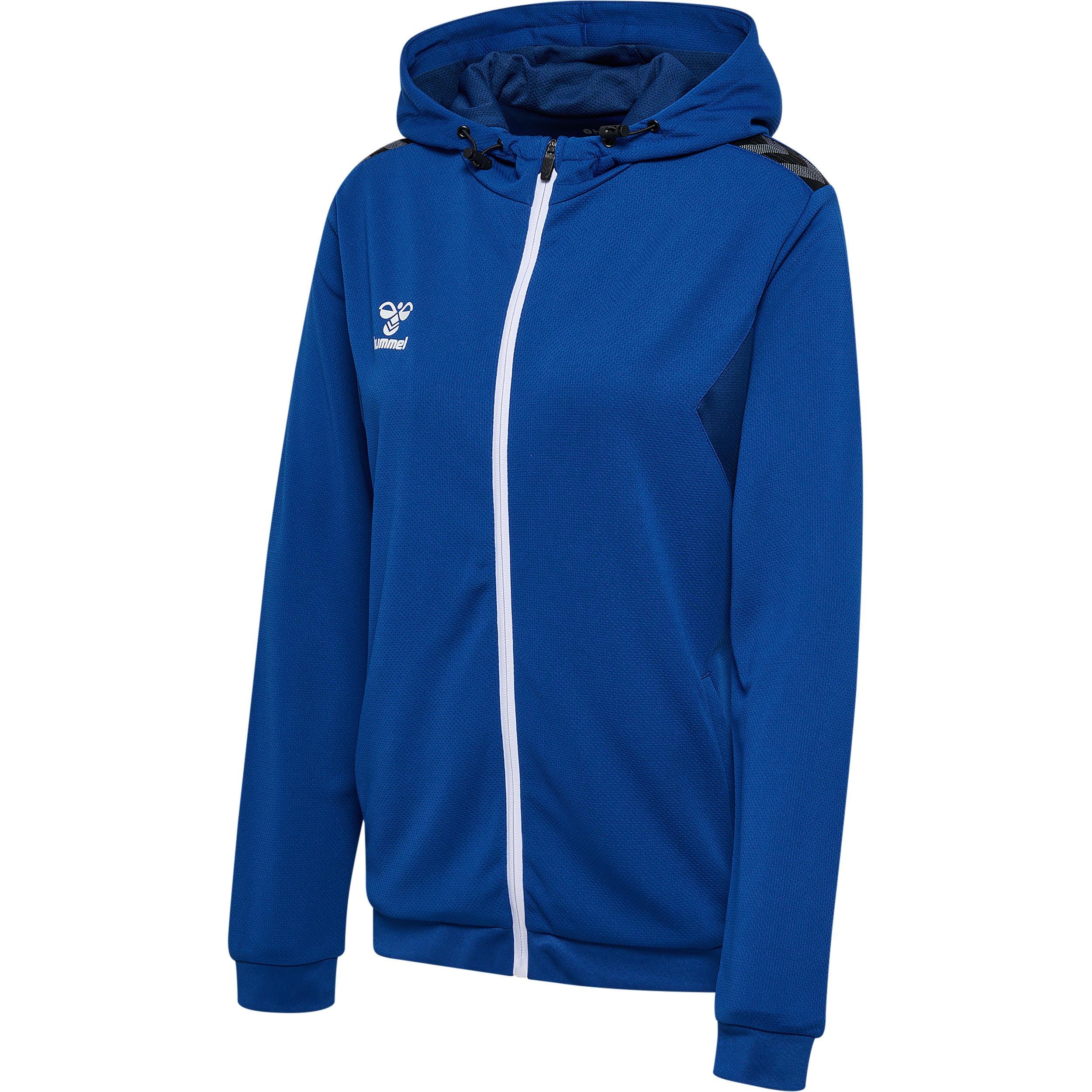 Hummel damen-trainingsjacke mit kapuze authentic pl