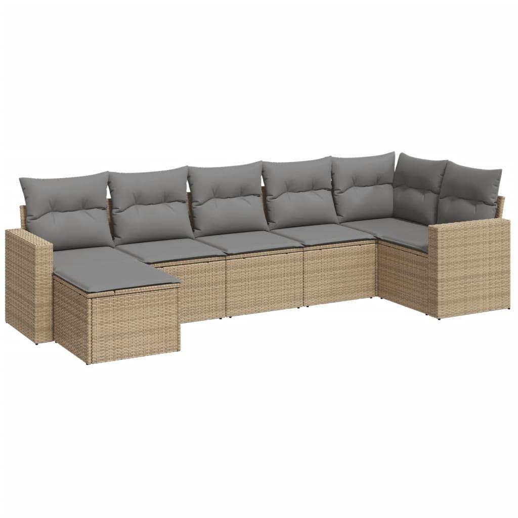 VidaXL Garten sofagarnitur poly-rattan