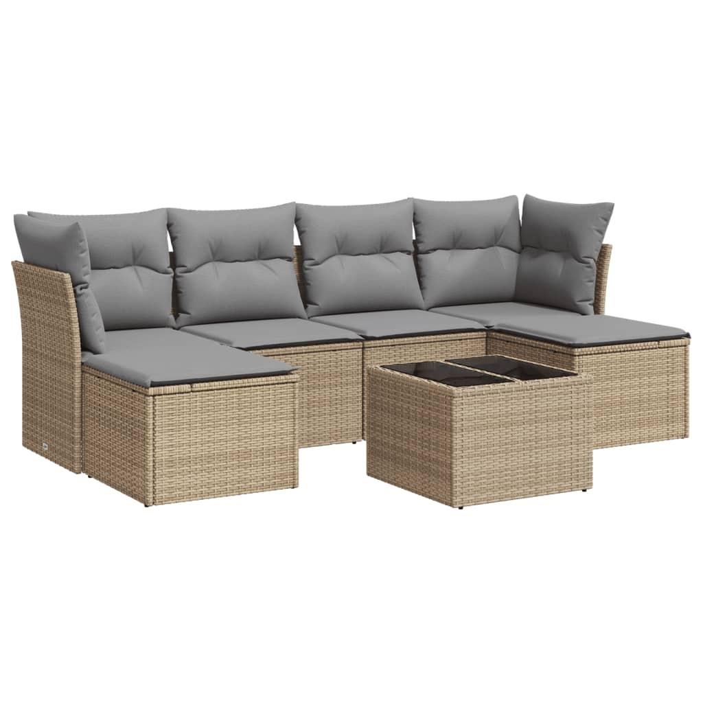 VidaXL Garten sofagarnitur poly-rattan